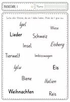 Vorschau - Arbeitsblätter - Buchstabe I - differenzierte Arbeitsblätter in DCH Basisschrift - Seite 1