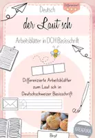 Vorschau - Arbeitsblätter - Laut sch - differenzierte Arbeitsblätter in DCH Basisschrift - Deckblatt