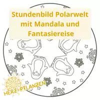 Vorschau - Stundenentwürfe - Kinderyoga-Stundenbild: Polarwelt - Deckblatt