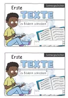 Vorschau - Arbeitsblätter - Erste Texte schreiben zum Bild - Sommergeschichten - Seite 1
