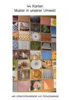 Vorschau - Fördermaterial/Inklusion - Deckblatt Muster in der umwelt karten - Deckblatt