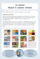 Vorschau - Fördermaterial/Inklusion - Deckblatt Muster in der umwelt karten - Seite 1