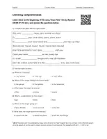 Vorschau - Arbeitsblätter - Beyoncé: Texas Hold ´Em – Listening Comprehension - Seite 2