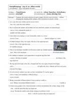 Vorschau - Arbeitsblätter - Paraphrasing - Say it in other words (3 Arbeitsblätter mit Lösungen) - Seite 1