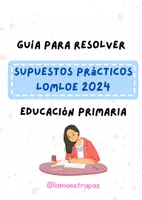 Vista previa - Para docentes: organización, planificación y formación - GUÍA PARA RESOLVER SUPUESTOS PRACTICOS LOMLOE - Portada