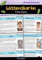 Vorschau - Bildkarten - Frida Kahlo - Wissenskartei - Berühmte Persönlichkeiten - Deckblatt
