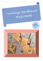 Vorschau - Merkblätter - Schreibkonferenz - Rollenkarten (writing conference: summary/outline; comment) *Materialpaket* - Deckblatt