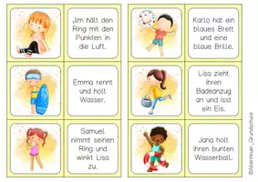 Vorschau - Spiele - Lesedomino : Am Strand - Seite 2