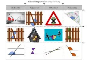 Vorschau - Arbeitsblätter - Winkelbeziehungen - Legeübung oder Arbeitsblatt - Seite 3