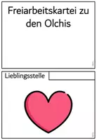 Vorschau - Stationenlernen - Freiarbeitskartei zu den Olchis - Deckblatt