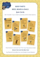Vorschau - Spiele - Bees, Bears & Owls: Body Parts Quiz - Deckblatt