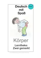Vorschau - Stationenlernen - "Deutsch mit Spaß", Koerper: Lerntheke - Spiele, Übungen - Seite 3