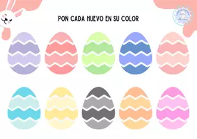 Vista previa - Manualidades / Dibujos para colorear - CUADERNO MANIPULATIVO TIPO TEACCH PASCUA DE RESURRECIÓN - página 1
