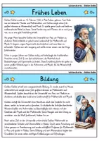 Vorschau - Bildkarten - Galileo Galilei - Wissenskartei - Berühmte Persönlichkeiten - Seite 1