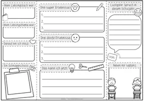 Vorschau - Arbeitsblätter - Schuljahresende | So war mein Schuljahr | Mini-Lapbook - Seite 2