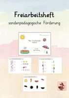 Vorschau - Arbeitsblätter - Sonderpädagogische Förderung visuelle Wahrnehmung Anfangsunterricht - Deckblatt
