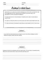 Voorbeeld - Artificial Intelligence in the film "I, Robot" (Engels) - Pagina 1