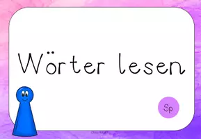 Vorschau - Interaktives Material - Wörter lesen interaktiv - Lautverbindung Sp - Seite 3