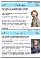 Vorschau - Bildkarten - Hillary Clinton - Wissenskartei - Berühmte Persönlichkeiten - Seite 2
