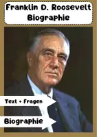 Vorschau - Arbeitsblätter - Franklin D. Roosevelt: Leben, New Deal, Zweiter Weltkrieg - Deckblatt