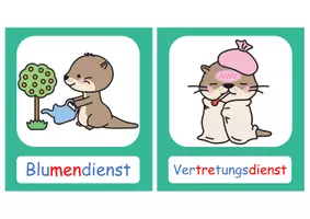 Vorschau - Bildkarten - Klassendienste für eine Otterklasse - Seite 3
