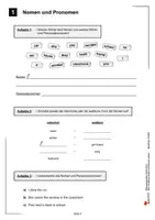 Vorschau - Arbeitsblätter - Bildungsstandard Englisch Klasse 8 | Grammatik, Zeitformen, Present Perfect, Past Perfect, Futur, Conditional, Wortschatz, Nomen, Pronomen | Englisch Sekundarstufe I Klasse 8 Lösungen - Seite 3