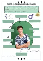 Vorschau - Arbeitsblätter - Pubertät und Sexualerziehung - körperliche und psychische Veränderungen mit Lösung (Klasse 7 8 9) - Seite 3
