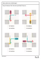 Vorschau - Arbeitsblätter - Rechts vor links im Verkehr – Wer darf zuerst fahren? - Seite 3