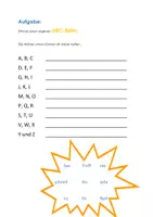 Vorschau - Arbeitsblätter - ABC-Reim erfinden Freebie - Seite 1