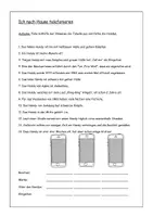 Vorschau - Arbeitsblätter - Logical / Leserätsel / Lesetraining Handy - Seite 1