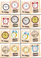 시사 - 스페인어 español - 누구세요? - 학습 게임으로 시간 말하기 연습하기 - 페이지 1