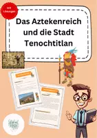 Vorschau - Arbeitsblätter - Das Aztekenreich - Deckblatt