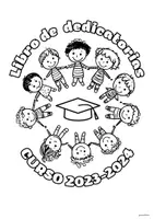 Vista previa - Manualidades / Dibujos para colorear - Libro dedicatorias Fin de curso (Español, català, inglés) - página 2