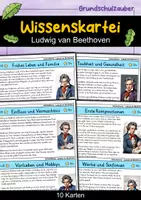 Vorschau - Bildkarten - Ludwig van Beethoven - Wissenskartei - Berühmte Persönlichkeiten - Deckblatt
