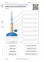 Vorschau - Arbeitsblätter - Aufbau eines Kartuschenbrenners - Deckblatt