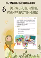 Vorschau - Arbeitsblätter - Der Glaube an die VORHERBESTIMMUNG - Islamische Religionslehre - Deckblatt