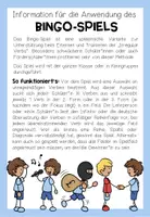Vorschau - Spiele - IRREGULAR VERBS - Bingo - Seite 1