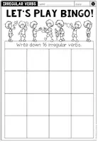 Vorschau - Spiele - IRREGULAR VERBS - Bingo - Seite 2