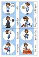 Vorschau - Stationenlernen - IRREGULAR VERBS - Karteikarten - Seite 2