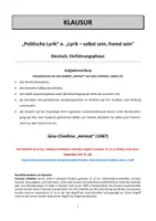 Vorschau - Unterrichtsreihen - Klausur (EF) mit EWH "Heimat" von Gino Chiellino - Seite 2