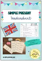 Vorschau - Arbeitsblätter - Simple Present - Tandemsheet - Deckblatt