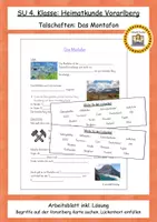 Vorschau - Arbeitsblätter - Vorarlberger Talschaften - Montafon Arbeitsblatt - Deckblatt