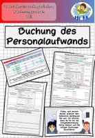 Vorschau - Stundenentwürfe - Buchung des Personalaufwands BwR 8 II Lehrplan Plus - Deckblatt