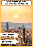 Vorschau - Arbeitsblätter - Spanischsprachige Welt: Kulturelle Vielfalt und Bedeutung - Deckblatt
