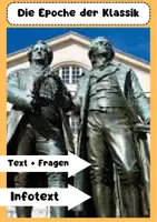 Vorschau - Arbeitsblätter - Epoche der Klassik: Kunst, Literatur und Musik im 18. und 19. Jahrhundert - Deckblatt