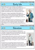 Vorschau - Bildkarten - Michael Faraday - Knowledge card index - Famous personalities (English) - Seite 1