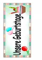 Vorschau - Poster - Unsere Geburtstage! Geburtstagskalender für die Klasse - Seite 1