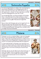 Vorschau - Arbeitsblätter - Michelangelo MEGABUNDLE - Wissenskartei, Lückentext, Steckbrief, Suchsel - Seite 3