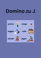 Vorschau - Spiele - Domino zu J - Buchstabeneinführung - Deckblatt