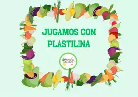 Vista previa - Tarjetas / Manipulativos - FRUTAS Y VERDURAS CON PLASTILINA - página 1